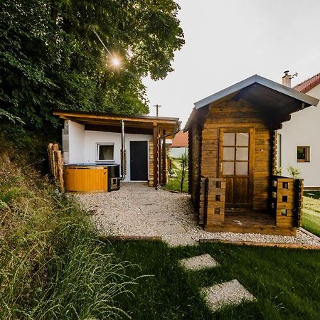 Na Zelivce Chalupa Gabriela Bagian luar foto
